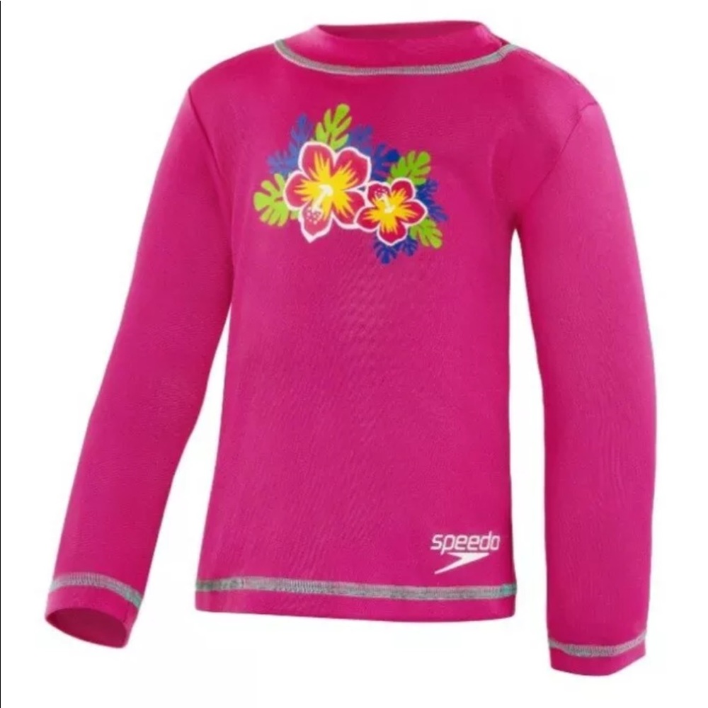 Girls swim tee toddler swim shirt